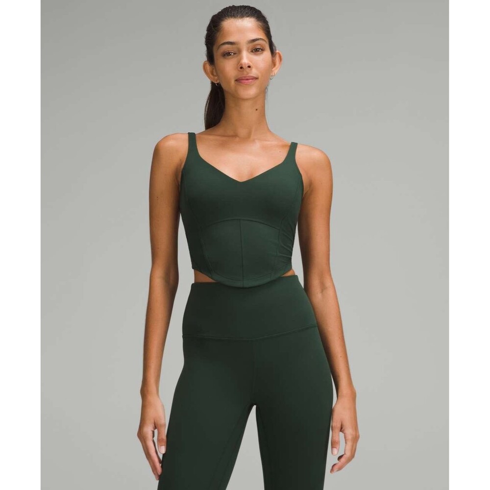 Lululemon Align Corset Tank Top Legacy Green Size 4